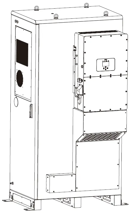 DEYE High Voltage C&I Battery Cabinet 60kWh - Cable Cover